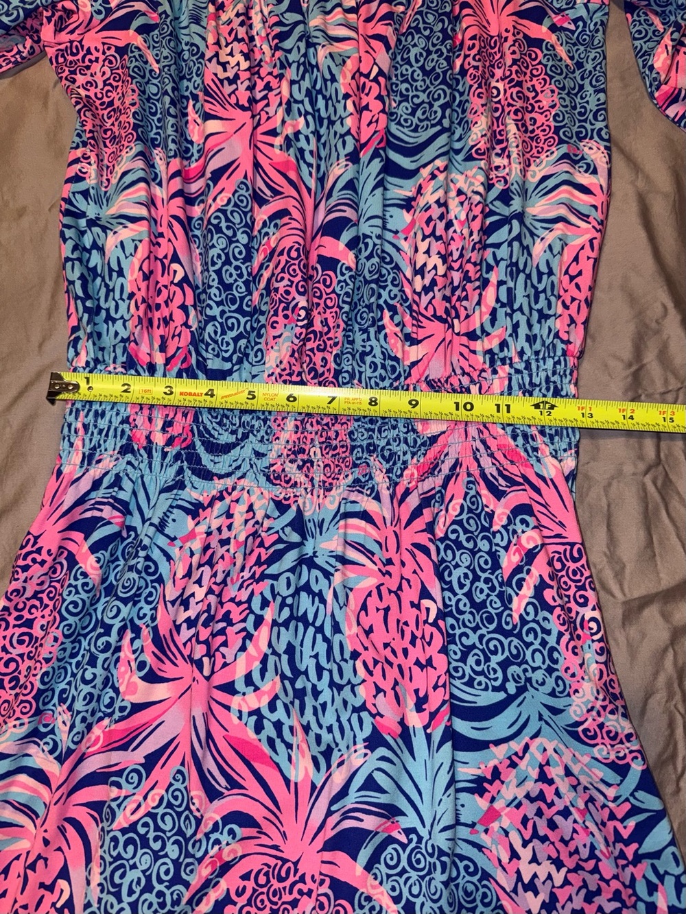 Lilly Pulitzer “Tropic Low Down” Skort/Romper/Dress Off-Shoulder - Picture 4 of 8